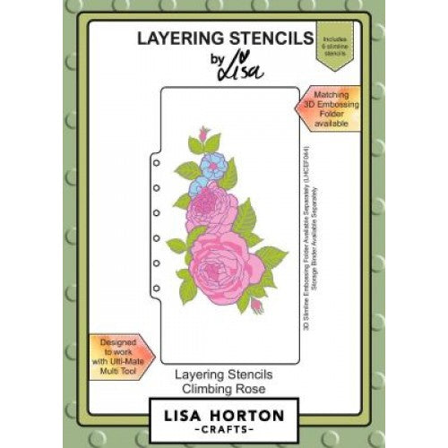 Climbing Rose Flourish- 3D Embossing Folder / Die / Stencil
