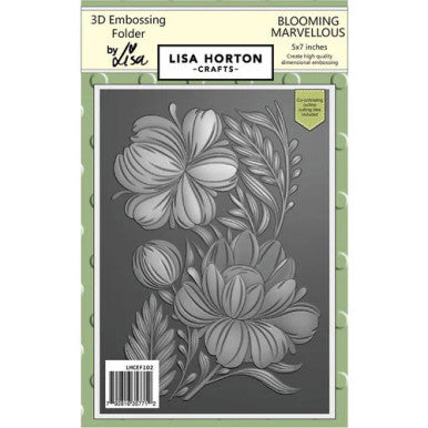 Blooming Marvellous 3D Embossing Folder and Die by Lisa Horton