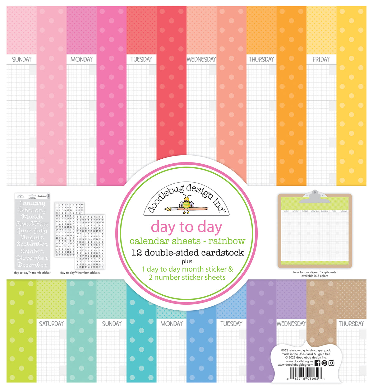 2027 InkyStamper Doodlebug Calendar Class Kit