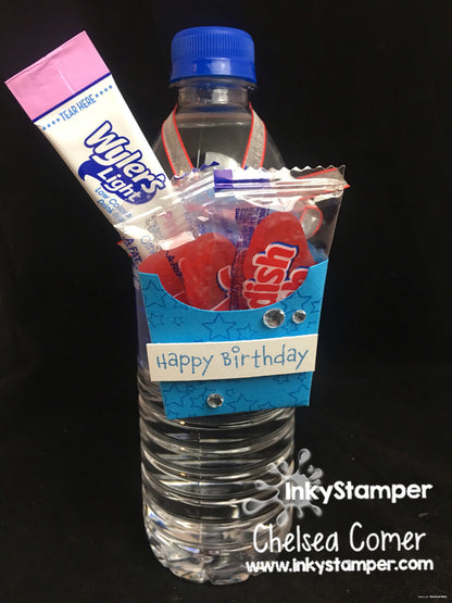 water and drink treat holder using Small Fry Box by InkyStamper