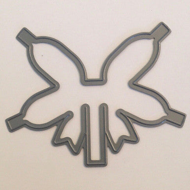 fun and easy bow to assemble using  Mini Double Bow die by InkyStamper
