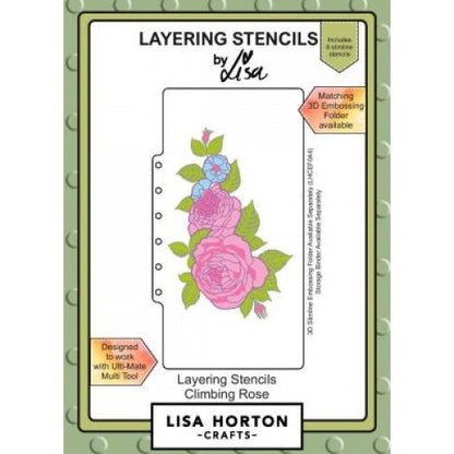Climbing Rose Flourish- 3D Embossing Folder / Die / Stencil