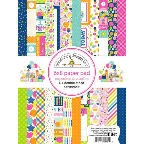 Cupcakes & Candles 6 x 8 Paper Pad