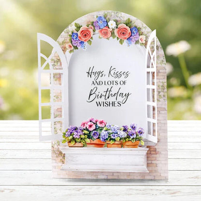 Arched Floral Windows & Doors Card Making Kit