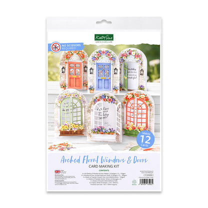 Arched Floral Windows & Doors Card Making Kit