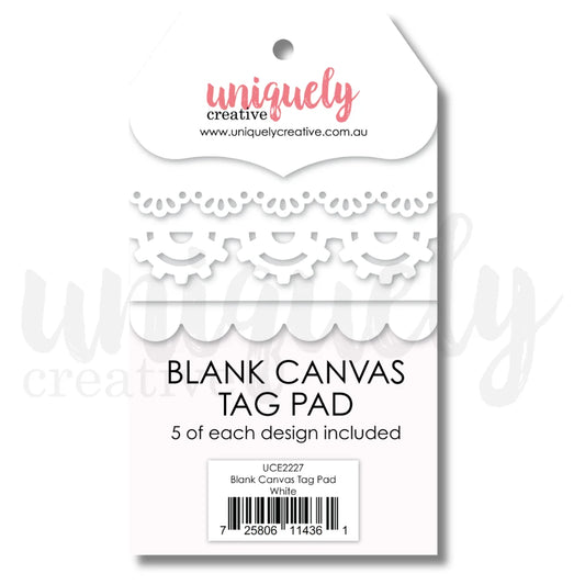 Blank Canvas Tag Pad - White