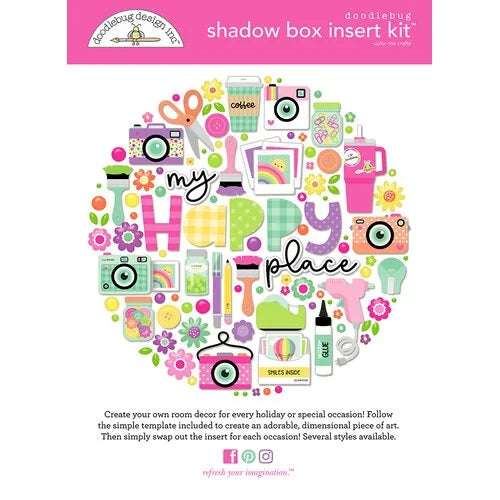 Doodlebug Shadowbox Kit - Color Me Crafty