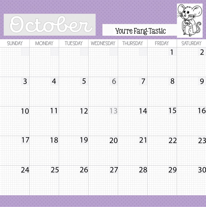2027 InkyStamper Doodlebug Calendar Class Kit