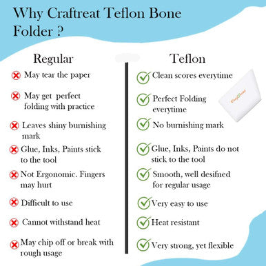 Reasons that Teflon Bone Folders are better